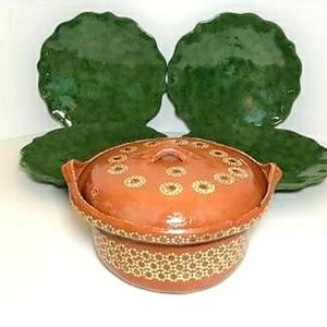 Handcrafted and Painted Mexican Dishes